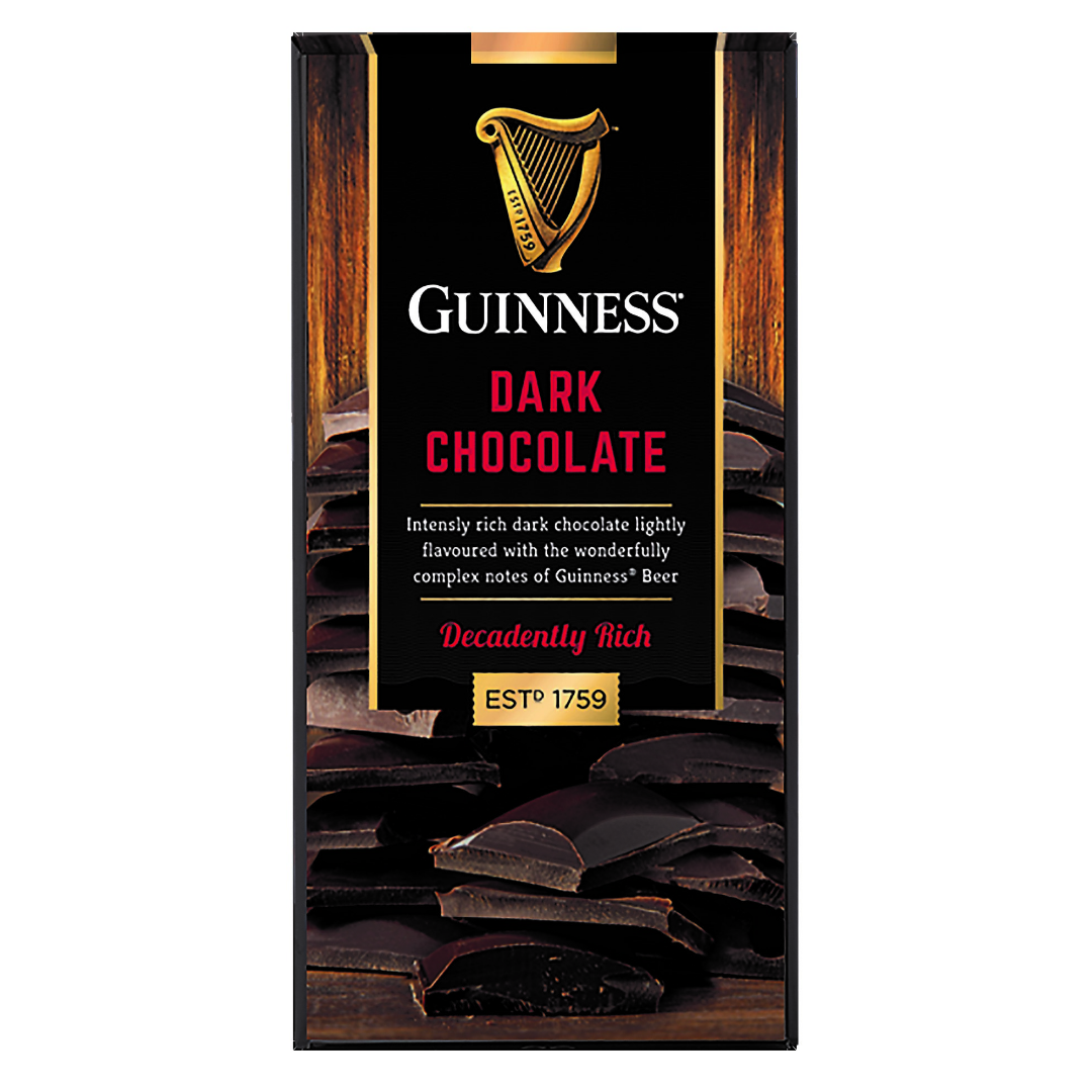 Guinness Dark Chocolate Solid Bar - 90g