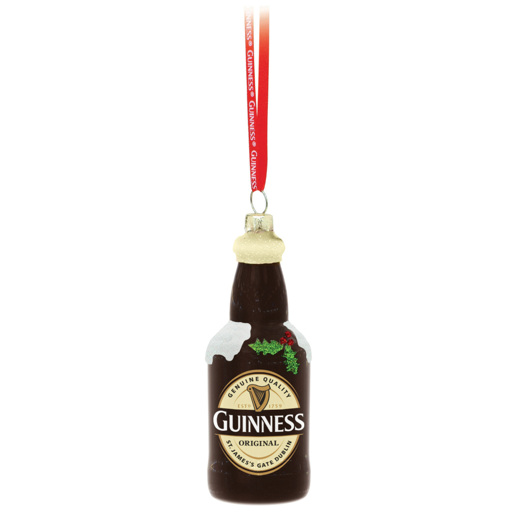 Guinness Christmas Glass Decoration - Bottle