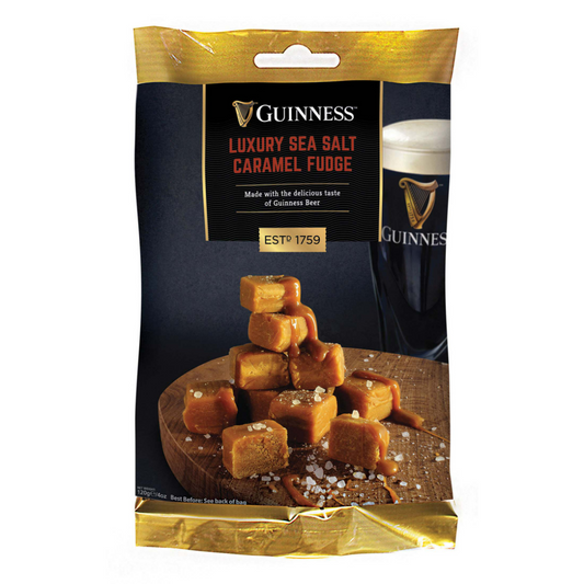 Guinness Luxury Sea Salt Caramel Fudge Bag - 120g