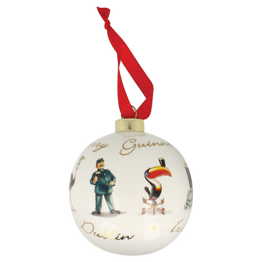 Guinness Gilroy Ceramic Christmas Bauble