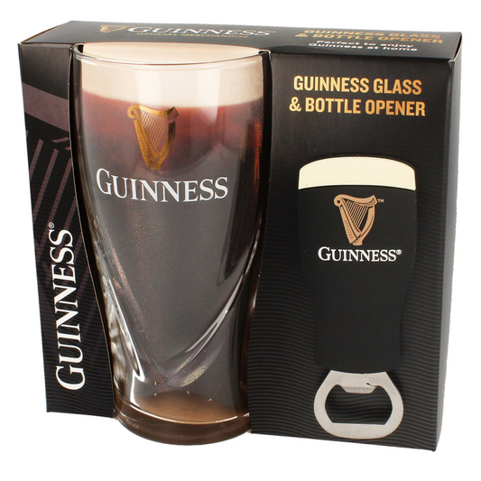 Guinness Glass & Bottle Opener - OFFICIAL MERCHANDISE