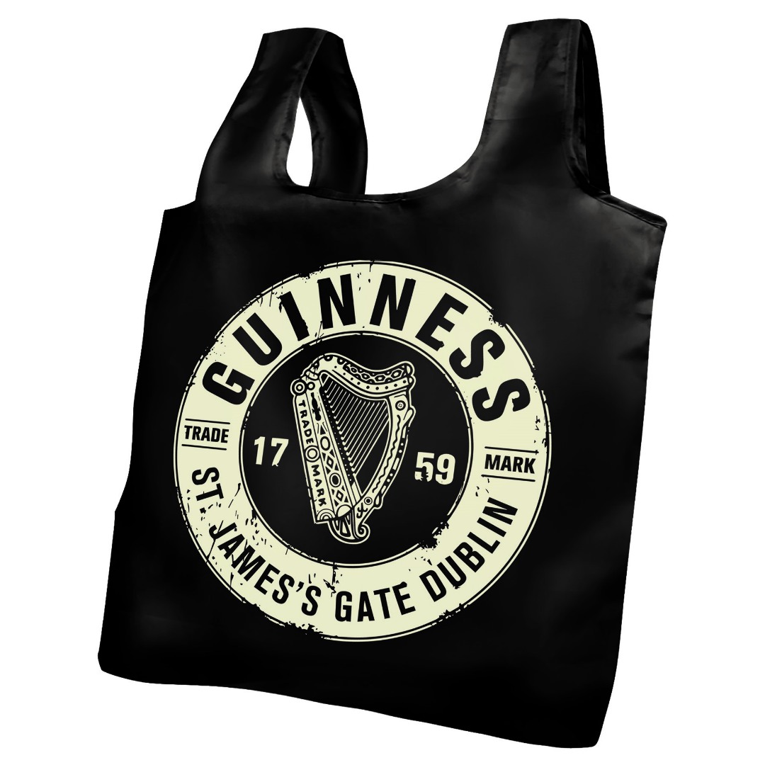 Guinness BottleTop Fold Up Bag