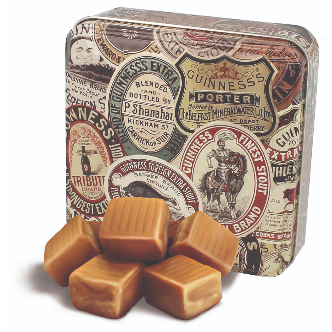 Guinness Luxury Fudge Gift Tin - Archive Label Collection - 100g