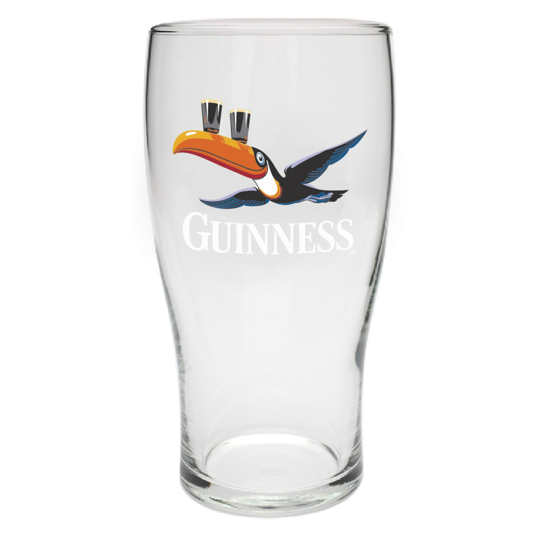 Guinness Pint Glass - Flying Toucan - GILROY COLLECTION