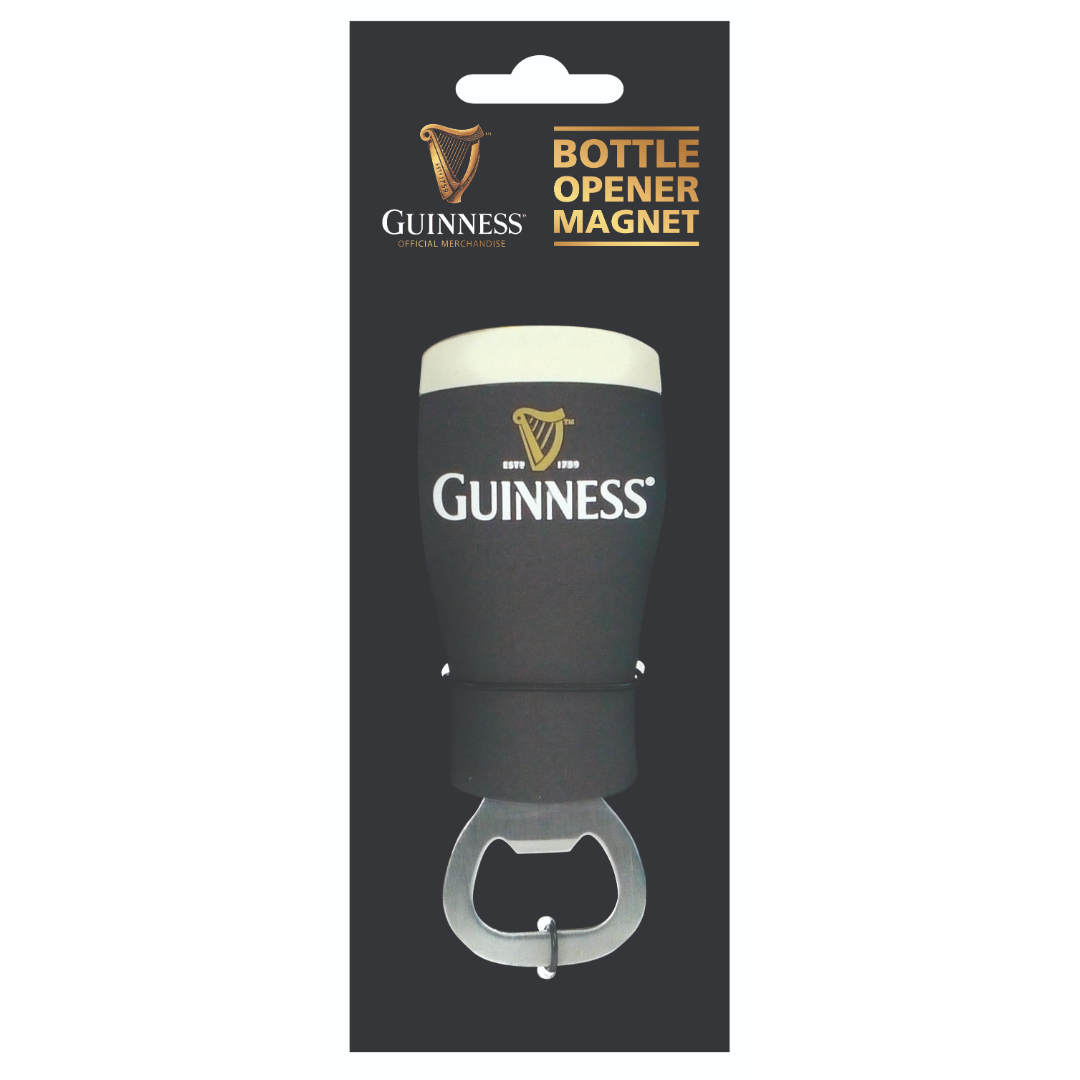 Guinness PVC Bottle Opener Magnet - PINT